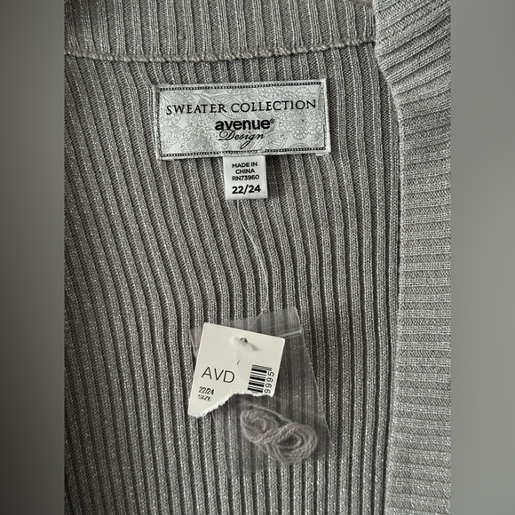 ✨NWT✨ Avenue: Women’s Open Front Cardigan - Size 22/24 - Picture 3 of 6